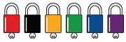 Brady Sicherheitsschlösser Key Alike Schlösser-Schließsystem Key Alike